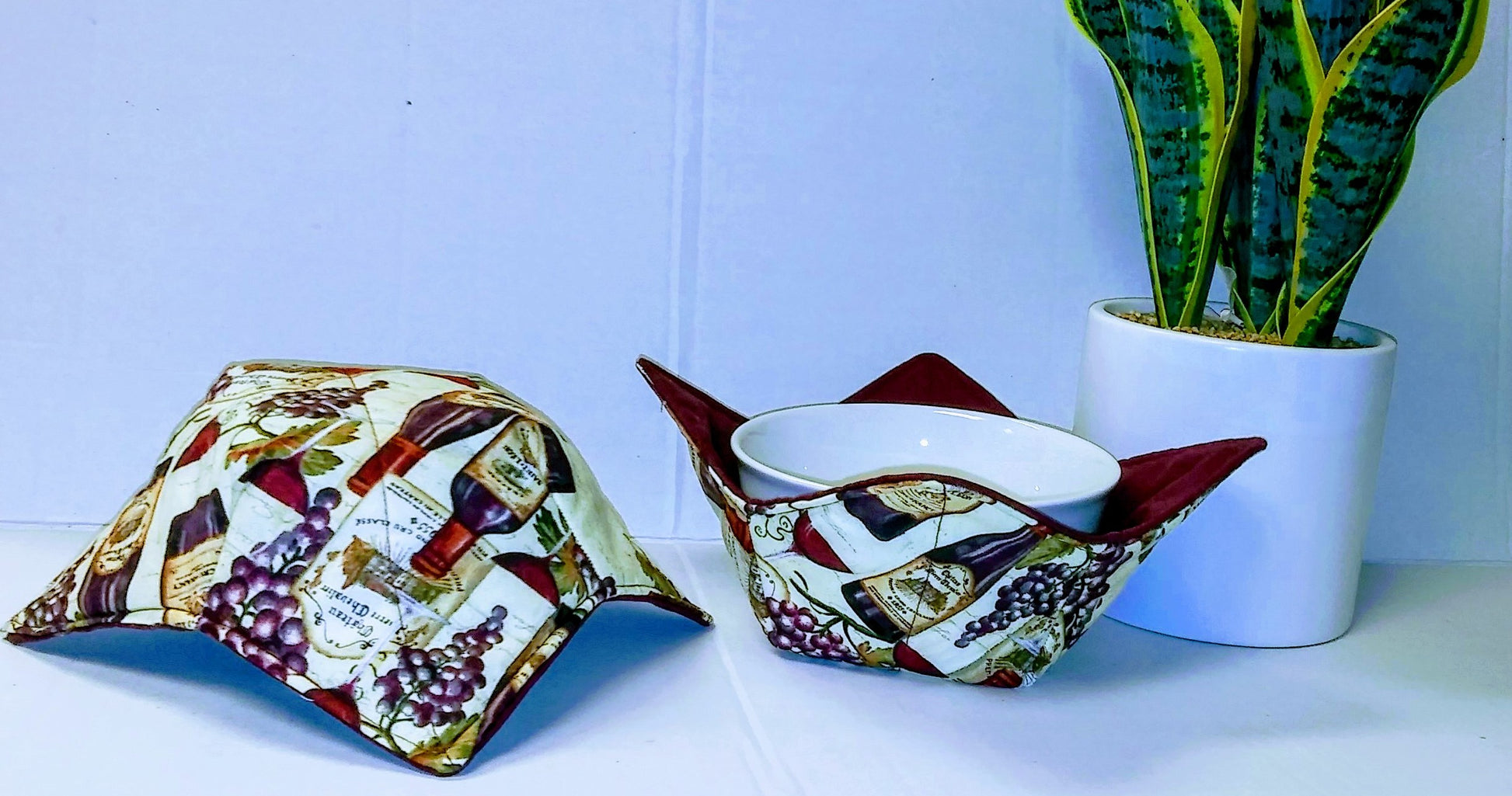 Microwave  Reversible Cozy Bowl Holder - Little N Kute Boutique