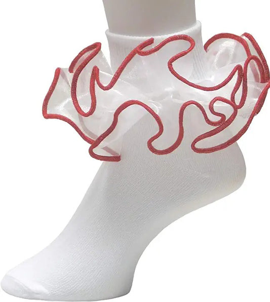 Girls Double Ruffle Socks - Little N Kute Boutique