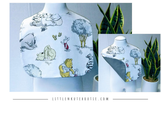 Boutique Style Baby Reversible Bib Handmade - Little N Kute Boutique