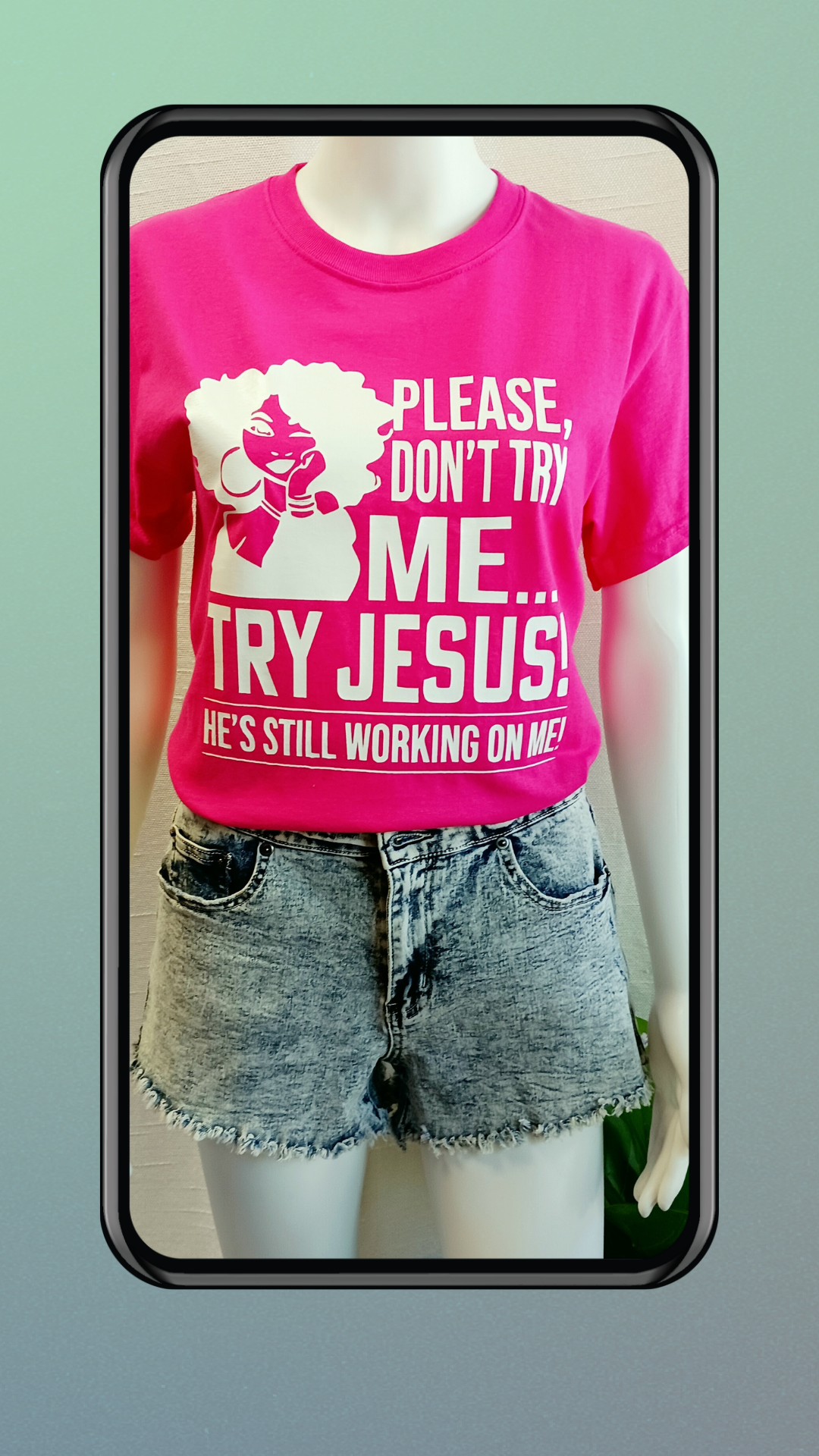 Please Don't Try Me Try Jesus T-shirt