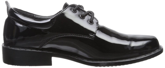 Boys White Patent Oxford Shoes BS-002 - Little N Kute Boutique